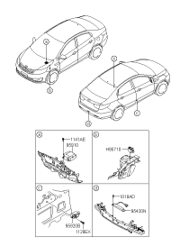 959104X100-MODULE ASSY-AIR BAG CONTROL