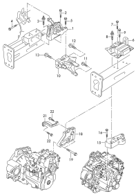 5Q0199262BH-Engine mounting