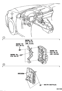 8926033010-Computer assy, engine stop & start