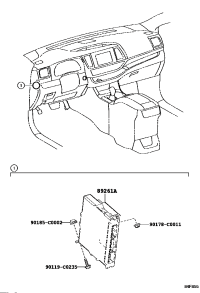 892600E030-Computer, engine stop & start