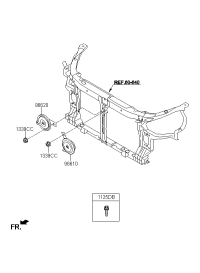 966104Q100-Horn, low pitched