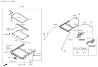 81600D6000BGA-PANORAMA ROOF ASSY