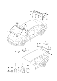 L8K5845501NVB-Glass, rear window