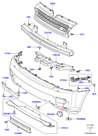 LR013864-BRACKET,HARNESS