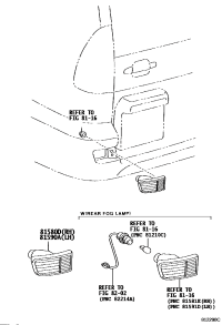 8158060111-LAMP ASSY, RR, RH
