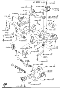 EH4428E96-BAR(L),CROSS-REAR