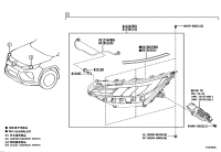 811100R211-HEADLAMP ASSY, RH