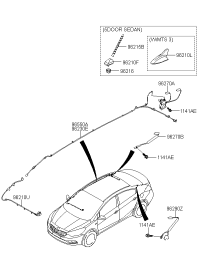 96220B5010-FEEDER CABLE-RADIO