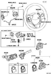 8425002610C0-SWITCH ASSY, STEERIN