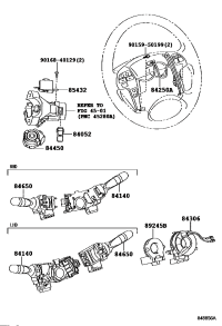 8425048190-SWITCH ASSY, STEERIN