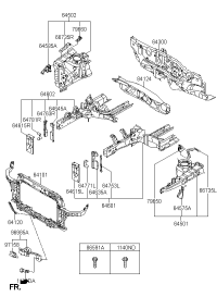 641012V011-CARRIER ASSY-FR END MODULE