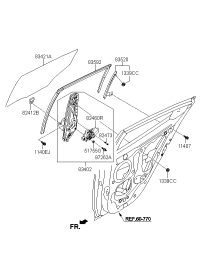 834212V000-GLASS-RR DR WINDOW RH