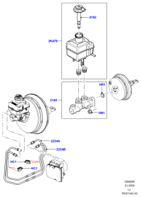 LR012900-Master cylinder assy