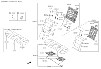 89300F0010XFN-BACK ASSY-RR SEAT