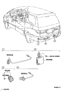 8316028030-Indicator assy, clearance warning