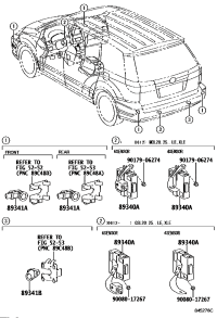 8934128370-SENSOR, ULTRASONIC, NO.1