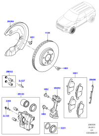 LR007055-BRAKE DISC LR/RR SPORT/L320