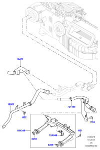 LR034616-HOSE - HEATER WA