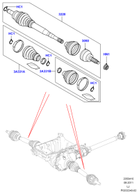 LR032577-TIE ROD END FRT RH-L550