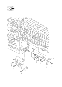 4G0317827G-BRACKET-ENGINE SUPP*