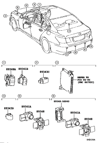 8934150060C1-SENSOR, ULTRASONIC, NO.1