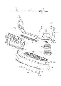 L8UD807065LGRU-Bumper cover l