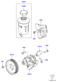 LR014161-BRACKET-ENGINE SUPP*