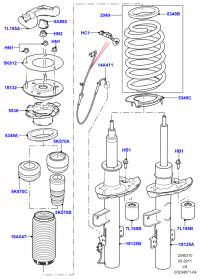LR028306-HARNESS ASSY-OIL PRESSURE SENS