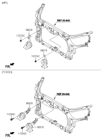 966104M200-Horn, low pitched
