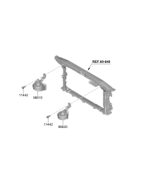 96641J1000-Horn, low pitched