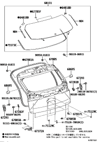 6788178010-WEATHERSTRIP, BACK DOOR