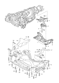 8W0399156AQ-Mounting, transaxle