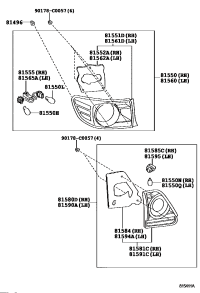 8155202570-Pad r, rr combi