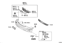 52119AE906-COVER, FR BUMPER L/COLOR