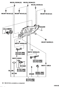 8110760G60-COMPUTER SUB-ASSY, HEADLAMP LIGHT CONTROL, RH/LH