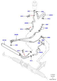 LR011940-HOSE ASSY-EGR COOLER,OUT