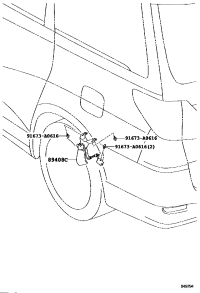 8940828010-SENSOR SUB-ASSY, HEIGHT CONTROL, REAR LH