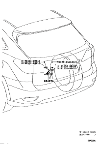 8940748060-SENSOR SUB-ASSY, HEIGHT CONTROL, REAR RH