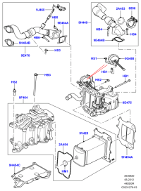 LR023022-GASKET,W.PUMP INLET