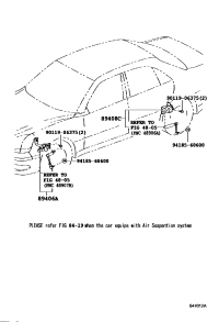 8940650080-SENSOR SUB-ASSY, HEIGHT CONTROL, FRONT LH