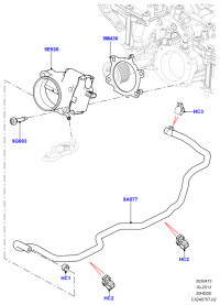 LR041866-HOSE ASSY-EGR COOLER,OUT
