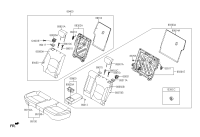 89300C9AB0SPC-BACK ASSY-RR SEAT LH
