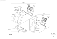 89400F9520WAZ-BACK ASSY-RR SEAT,RH