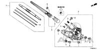 76700TRNH01-Motor assy., rr. win