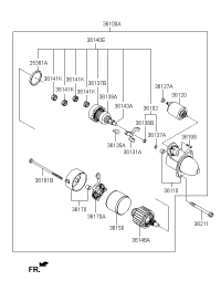 361002F055-STARTER12V 13T 1.4KWTOY CAMRY 4 CYL