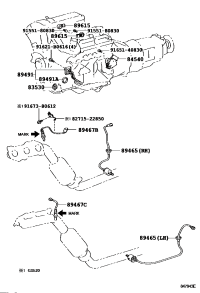 8946753040-SENSOR, AIR FUEL RATIO