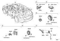 861600T010-SPEAKER ASSY, FRONT NO.1
