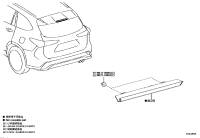 815700E070-LAMP ASSY, CENTER STOP
