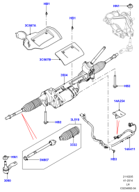 LR052324-Gear assy-steering