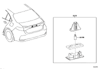 8127002260-LAMP ASSY, LICENSE PLATE